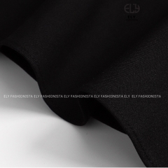 Chân váy đuôi cá dài ngang gối cạp cao vải cotton 2 biên 2 lớp đẹp phong cách hàn quốc ELY225