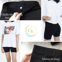 Quần legging đùi nữ Choosee vải thun cao cấp short biker nữ đồ mặc nhà dáng ôm bó lưng cao tập gym yoga CHS241