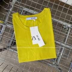 Áo phông nữ cổ tròn cotton tay hến sát nách phong cách hàn quốc from rộng ba lỗ thun trơn basic ELY210.