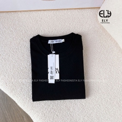 Áo thun nữ tay dài ôm body chất cotton dẻo mềm mượt dày vải có độ co giãn cao giữ from chuẩn không bai nhão ELY279