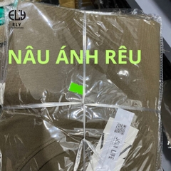 Áo croptop nữ tay dài cổ tròn vải thun coton co giãn 4 chiều kiểu basic dáng ôm body màu đen đẹp ELY278