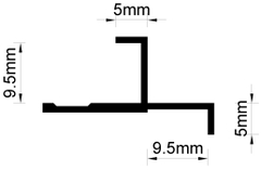 Nẹp bo góc BG1-09-B