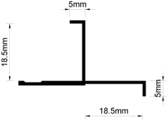 Nẹp bo góc BG1-18-B