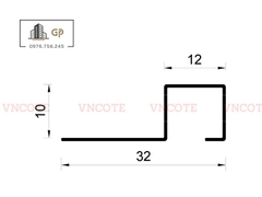 Nẹp inox bo góc ốp gạch SQQ-10-TB