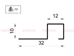 Nẹp inox bo góc ốp gạch SQQ-10-VB