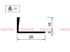 Nẹp nhôm bo góc ốp lát YL10