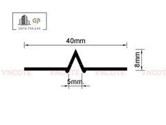 Nẹp chống nứt trần thạch cao JTC-05