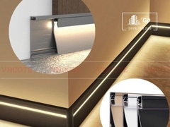 Nẹp len chân tường có đèn led CT-80