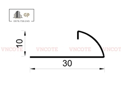 Nẹp inox bo góc ốp gạch SDE-10-VB