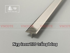 Nẹp inox chữ T10mm màu đen xước