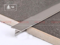 Nẹp inox chữ T20mm màu trắng bóng