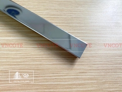 Nẹp inox chữ T20mm màu trắng bóng