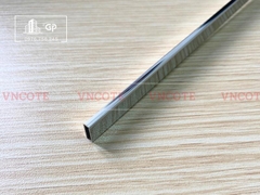 Nẹp inox chữ U3mm màu trắng bóng