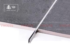 Nẹp inox chữ U3mm màu trắng bóng