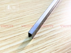 Nẹp inox chữ U5mm màu trắng xước
