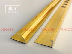 Nẹp nhôm bo góc ốp lát 12mm vàng bóng YC-12VB