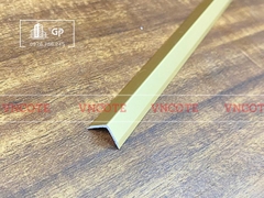 Nẹp nhôm chữ V10 màu vàng mờ