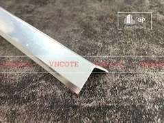 Nẹp nhôm chữ V15 màu trắng bóng