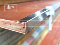Nẹp nhôm chữ V15 màu trắng bóng