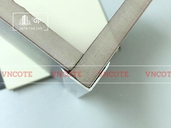 Nẹp nhôm chữ V15 màu trắng mờ