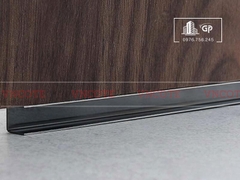 Nẹp nhôm chữ U10 màu đen mờ