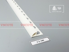 Nẹp nhựa bo góc ốp lát 10mm CT-100