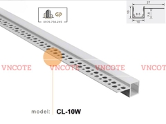 Thanh ray đèn led trần thạch cao 10mm CL-10W