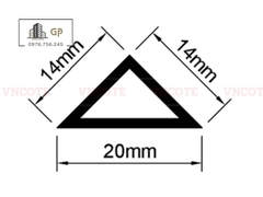 Nẹp vát góc 20mm