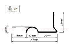 Nẹp ngắt nước GMN-01