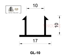 Nẹp chỉ âm tường GL-10