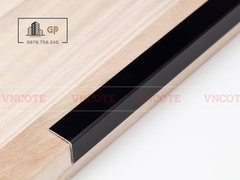 Nẹp inox chữ V20mm màu đen bóng