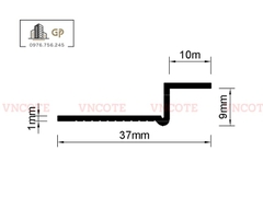 Nẹp khe co giãn tường trần thạch cao Z-10B