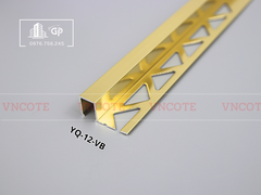 Nẹp nhôm bo góc ốp lát 12mm YQ-12-VB