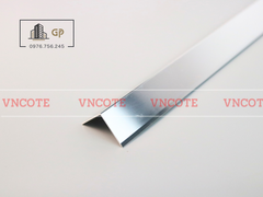Nẹp nhôm chữ V25 màu trắng bóng