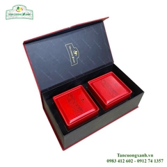 Trà Shan Tuyết Bạch Ngọc 200gram - Hộp Long Phượng