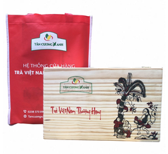 Trà Sen Ngọc Tỉnh Liên 400gram - Hộp Gỗ Thông