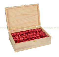 Trà Sen Ngọc Tỉnh Liên 400gram - Hộp Gỗ Thông