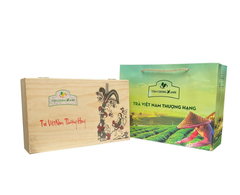 Hộp Trà Tân Cương TCX50 - 500gram Hộp Gỗ Thông