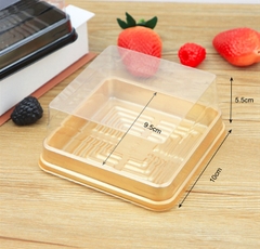 Hộp nhựa vuông JLH10-10 (Đựng bánh 200-250gr)