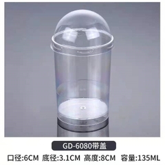 Ly nhựa tròn có nắp 6080 (5,5x7,8 cm) (thùng 1000c)