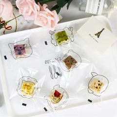 Túi kẹo CN trong mặt thú 7*10cm