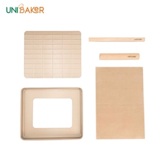 Bộ khuôn làm kẹo nougat thép carbon không gỉ Unibaker MB312