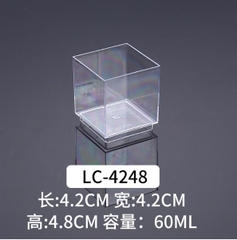 Cốc nhựa mouse vuông LC-4248 (thùng 1000c) - Thân