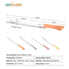 Dao cắt bánh 10 Inch Unibaker MB830