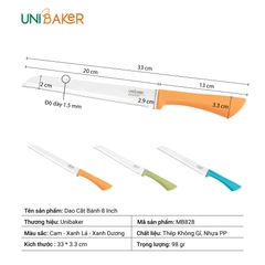 Dao cắt bánh 8 Inch Unibaker MB828