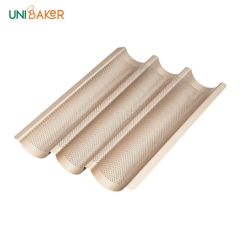 Khay bánh mì chống dính 3 sóng Unibaker MB158