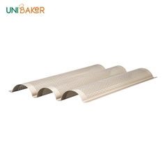 Khay bánh mì chống dính 3 sóng Unibaker MB158