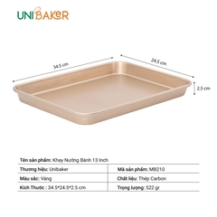 Khay nướng bánh 13 Inch Unibaker MB210
