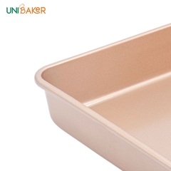 Khay nướng chữ nhật thành cao Unibaker MB328