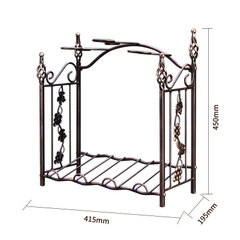 Kệ để RƯỢU NT051 để 4 chai và treo 2ly